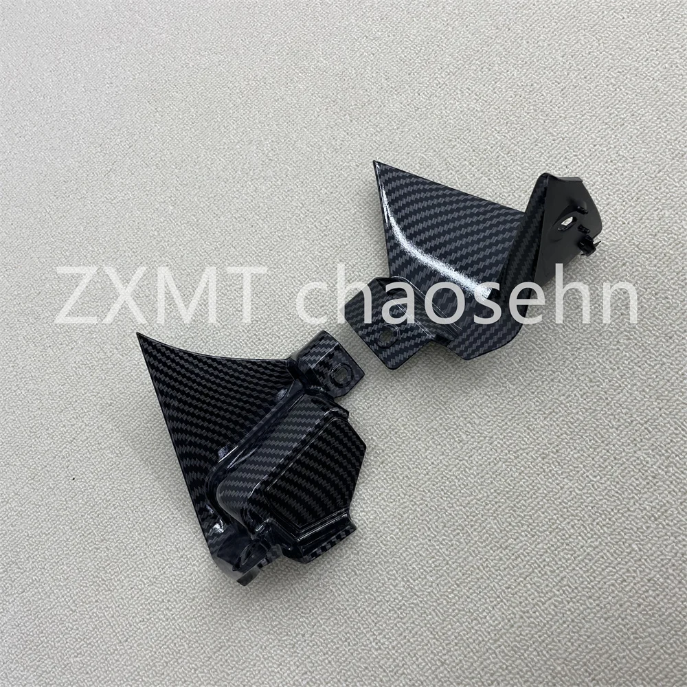 The ABS Motorcycle fairings are suitable for R1/R1M head tube cover small parts in 2020,2021,2022,2023 ,2024 carbon fiber paint