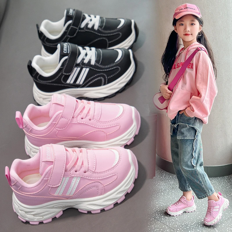 

Новинка 2023 года, детская спортивная обувь с сеткой, осенние новые дышащие кроссовки для девочек, повседневная обувь для мальчиков на мягкой подошве Детская Обувь