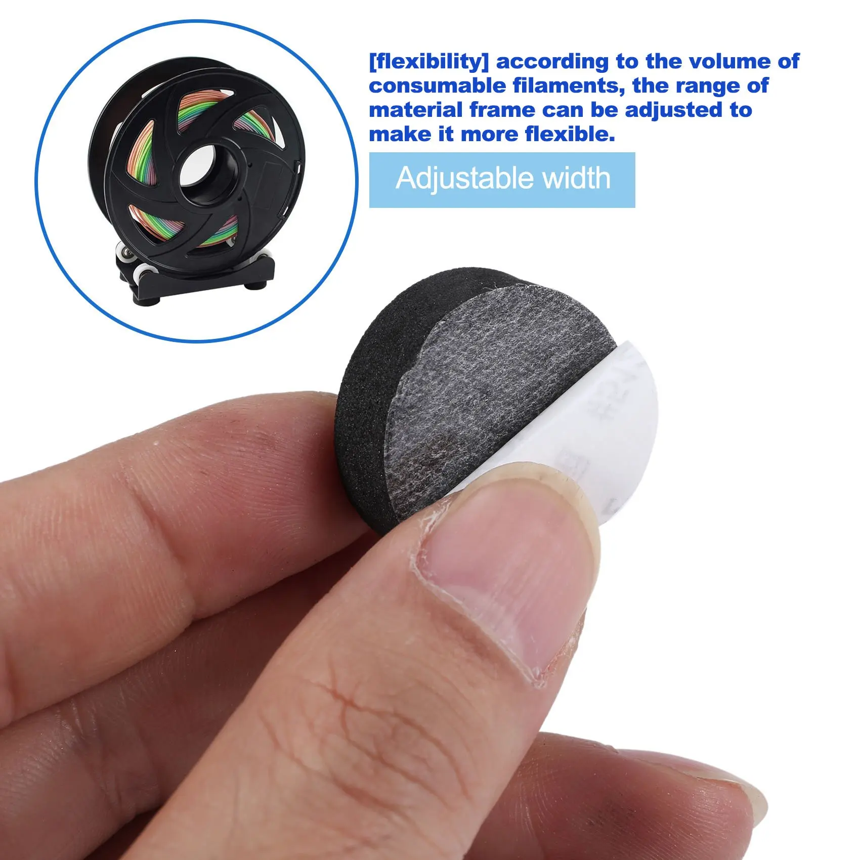 3D Printer Filament Holder Extra Smooth 3D Filament Spool Holder With Bearing For Ender3 Ender3s Ender-3PRO CR-10 CR-10S