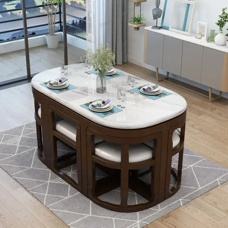 

dining table luxury set restaurant decoration big white ceramic table and chair set