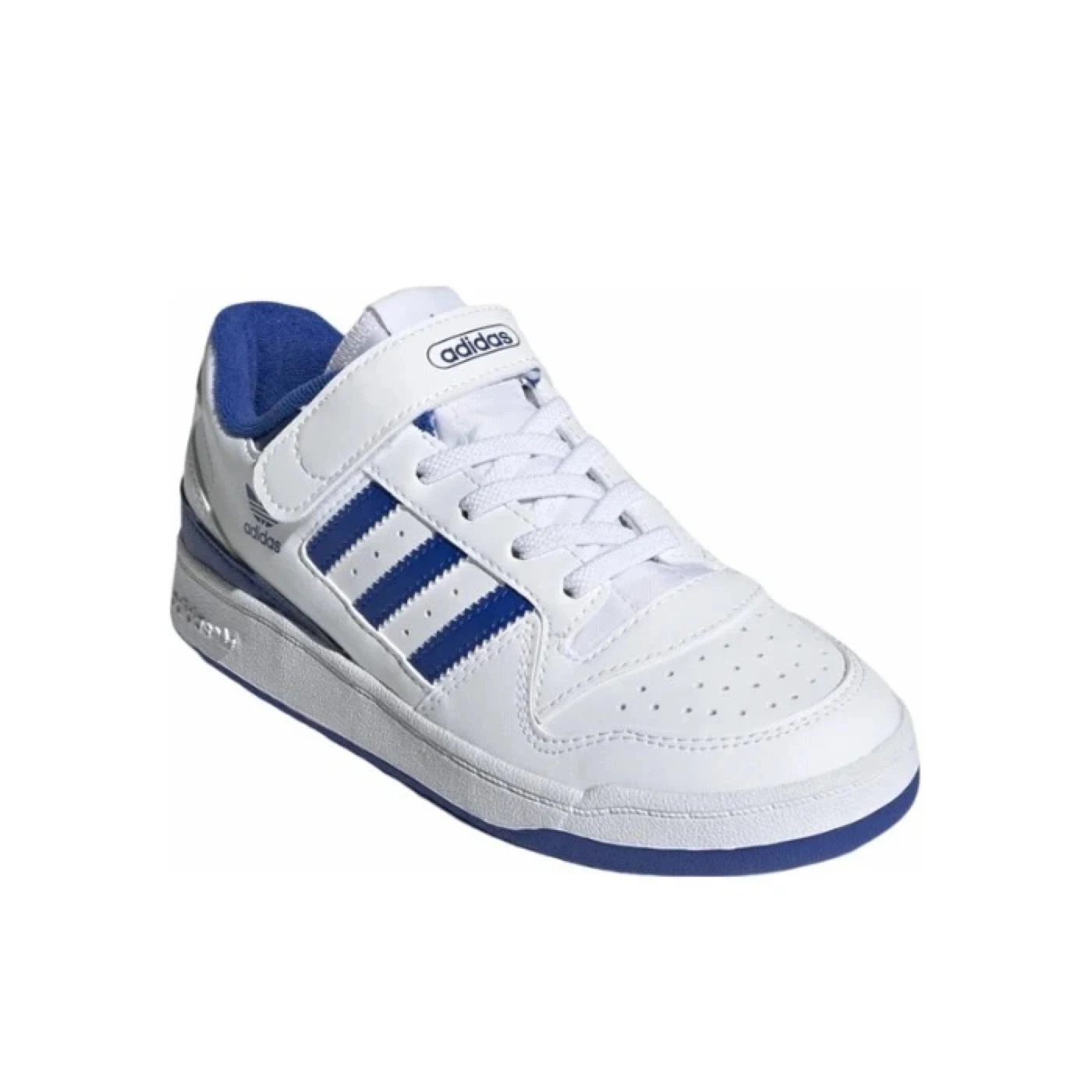 Adidas Forum Low Children's Cricket Shoes Clover Boy and Girls Classic and Versatile Non-slip and Breathable Sneaker