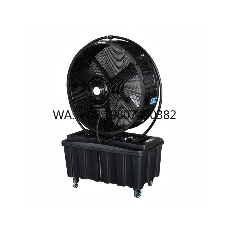 Mobile Industrial Misting Fan, Rotatable Design with Water Tank, Outdoor Fogging Humidifier for Cooling