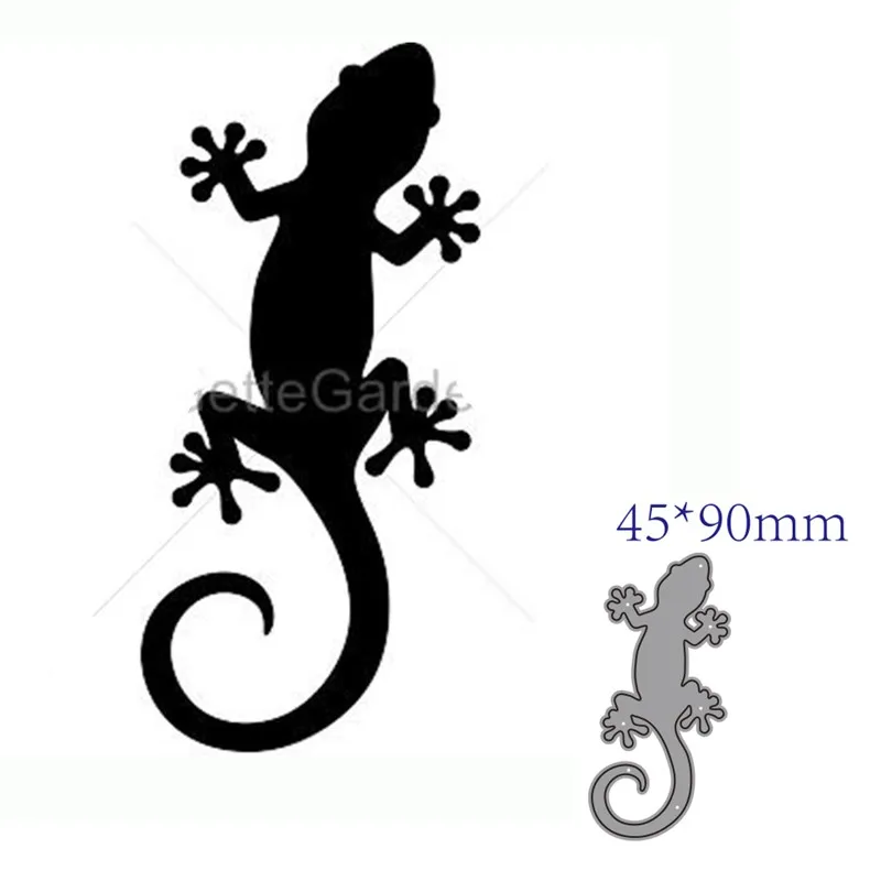 metal cutting dies cut die mold gecko decoration Scrapbook paper craft knife mould blade punch stencils dies