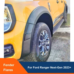 Fender Flares Wheel Arch Set Car Styling for Ford Ranger Next Gen 2022 2023 2024 Wildtrak Wildtrak-X Dual Cab Models Mudguards