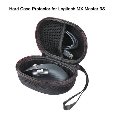 Gaming Mouse Storage Box Travel Case for Logitech MX Master 3S Advanced Wireless Mouse Hard Shell Case Shockproof Mice Pouch