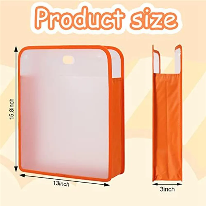 ADP-4Pcs 15.8 x 13 x 3 Inches Scrapbook Paper Storage Organizer Box, Expandable Paper Folio12 x 12 Sheets,for Cardstock