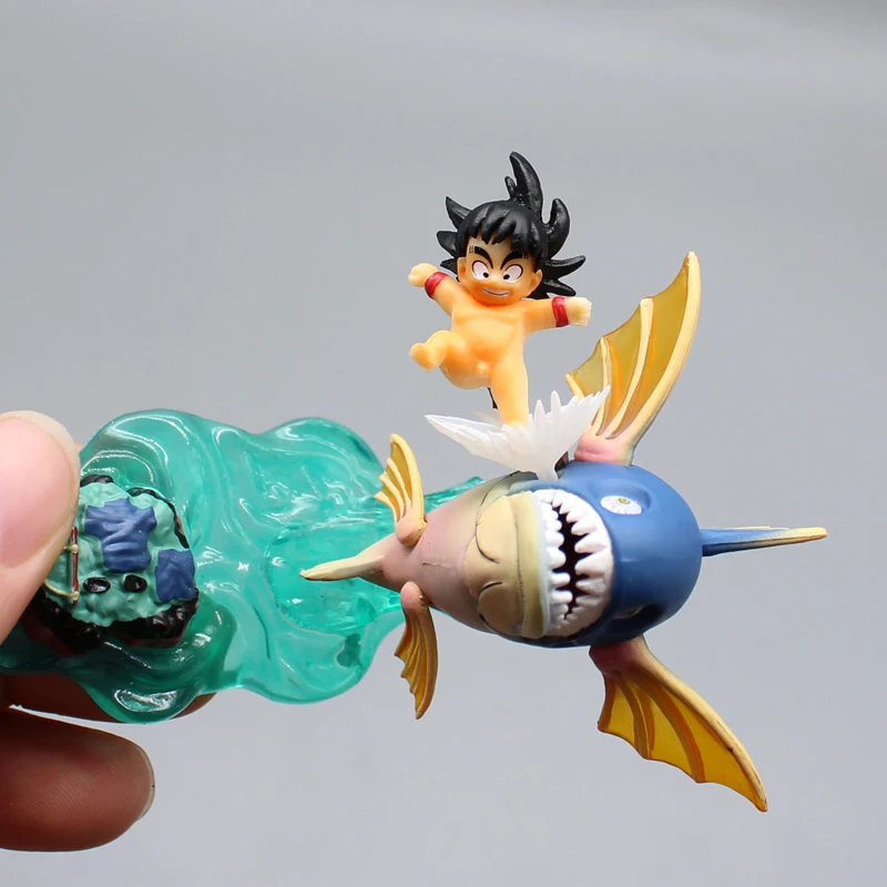 Dragon Ball Anime Figures Son Goku 6.5cm Kakarotto Figures Mini Goku Figurine Models Pvc Collectible Decoration Kids Toys Gifts