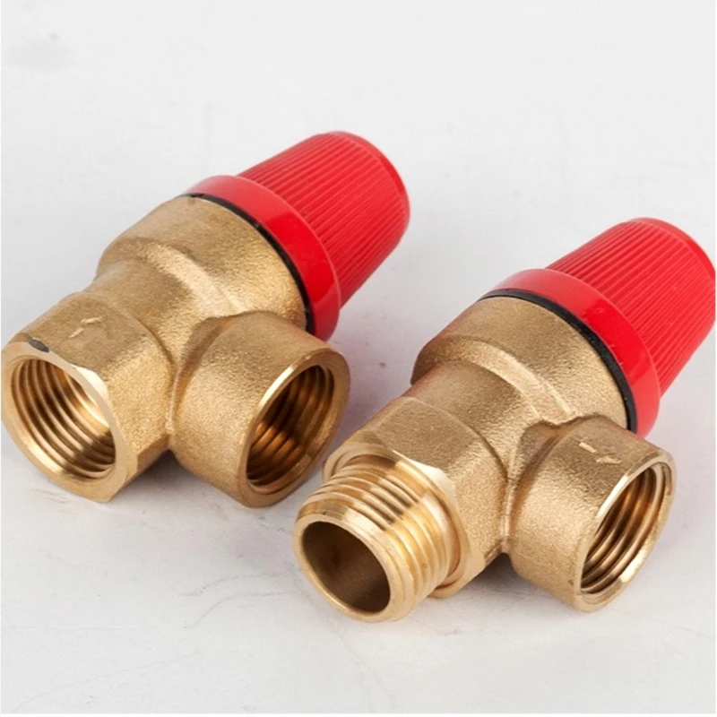 652F Valvole sicurezza in ottone robuste da pollici per vari sistemi fluidi all'uso quotidiano