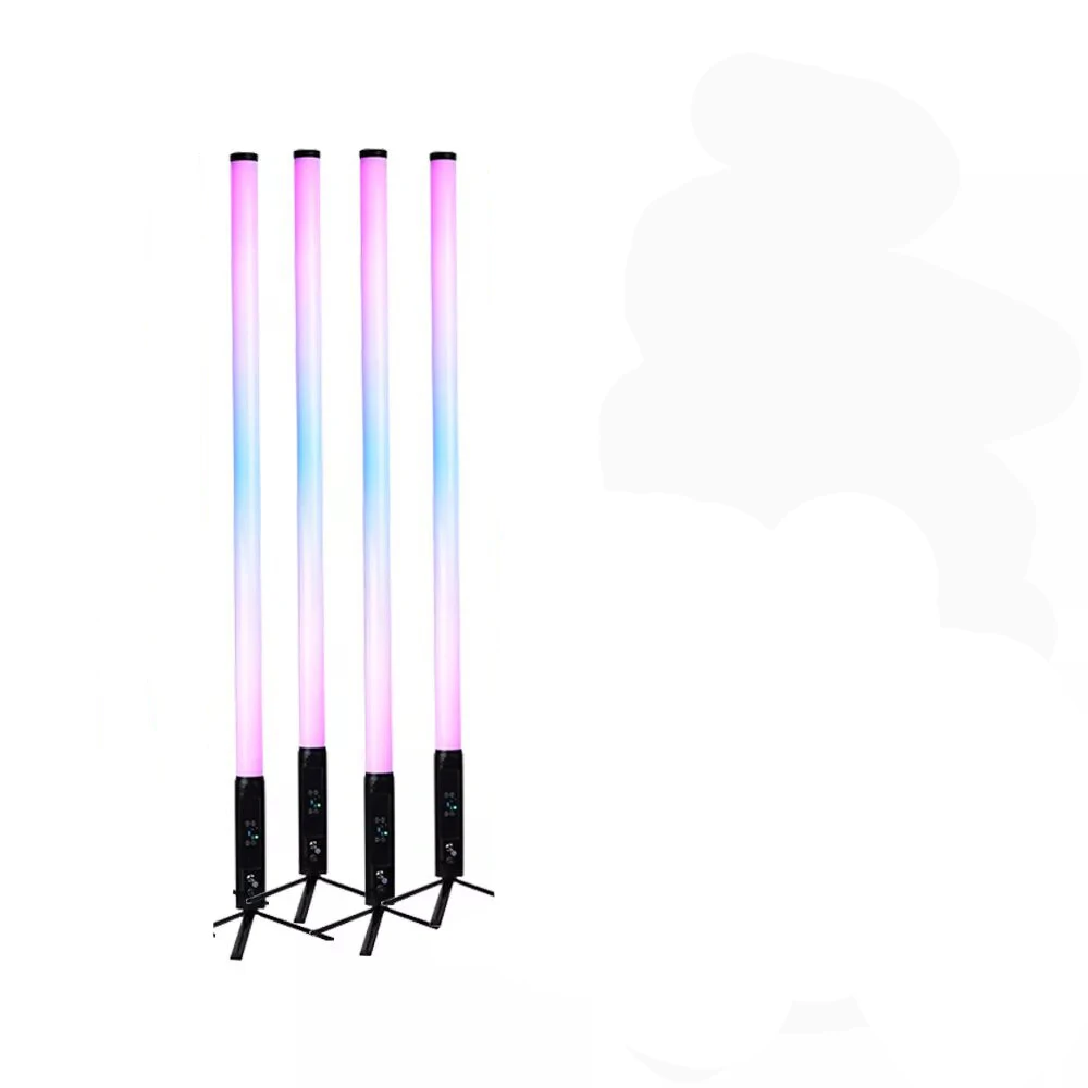 4PCS Soft Bag IP65 Waterproof Rechargeable 360 Led Spotlights DMX512 Outdoor Dj Party Stage Disco Lights
