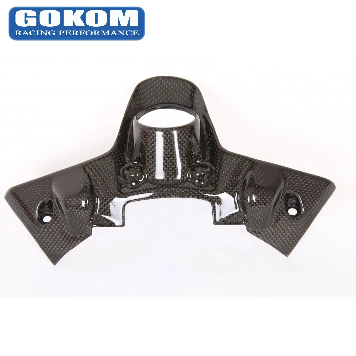 Gokom Carbon Fiber PROTECTION CENTRE KEY GUARD COVER For Ducati Panigale V2 1299 959