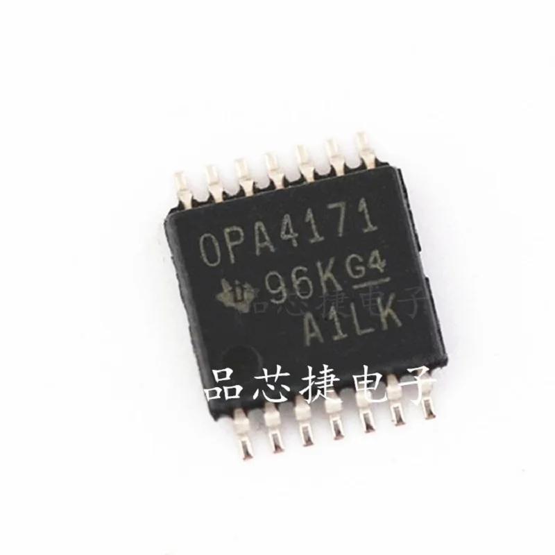 

10pcs/Lot OPA4171AIPWR Marking OPA4171 TSSOP-14 Quad, 36V, 3MHz, Low-Power Operational Amplifier