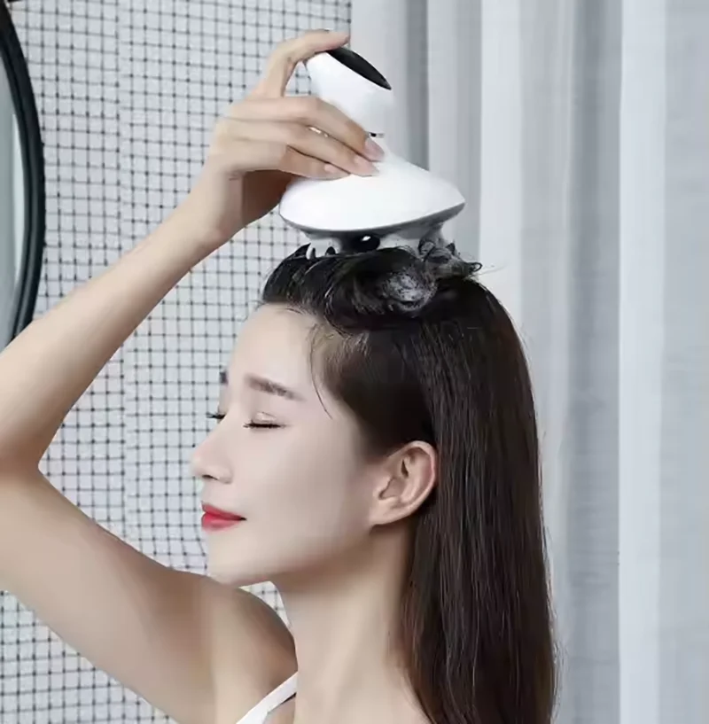 Household Electric Multi-functional Head Therapy Instrument Waterproof Charging Head Massager Dragon Claw Hand Scalp Massager