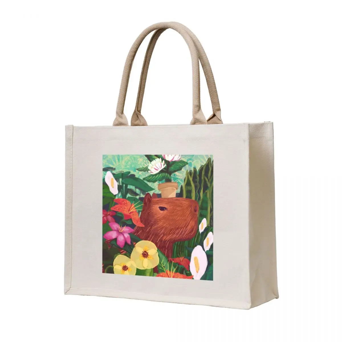 

Capybara Tote Bag Women's handbag Gift bags Cloth bag canvas bags