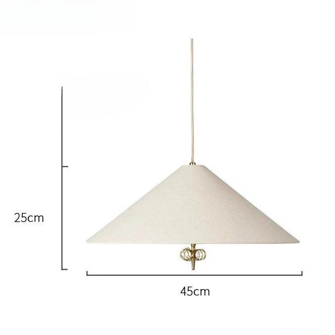 Stoffen hanglamp Wabi Sabi-stijl kroonluchters voor woonkamer eettafel kamer licht woondecoratie E27 lamp