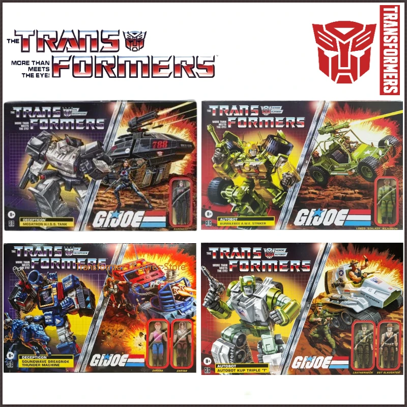 

In Stock Takara Tomy Transformers G Series Linkage Thunderbolt Chariot & Zatan Figure Model Anime Action Deformation Robot Gift