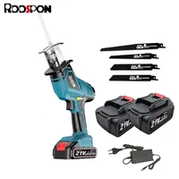 Cordless Electric Reciprocating Saw Wood Metal Cutting with 4pcs Blades Handheld Tool Outdoor Cutting Saw for Makita 18v Battery