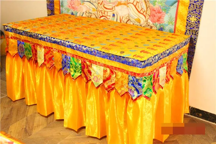 

Custom made size Height 66cm, width 51cm, length 36cm Buddha statue Altar cover Tablecloth streamer customized cannot cancelled