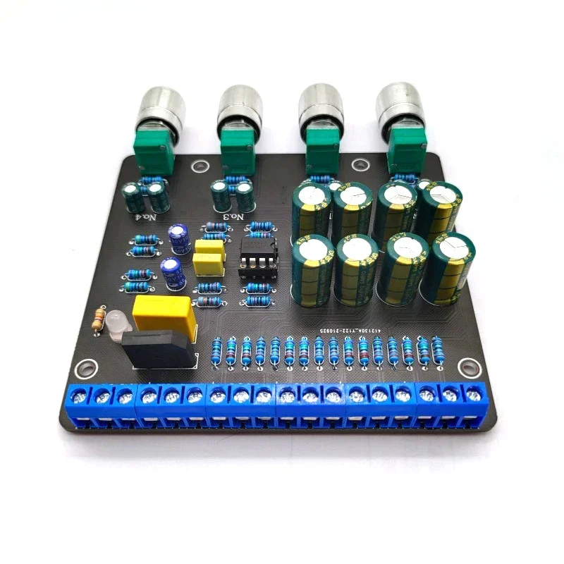 Sotamia-Hi-Fiアンププリアンプスプリッター,ホームオーディオプリアンプ,デュアル電源,ne5532,opアンプ,1入力4出力,ac12v