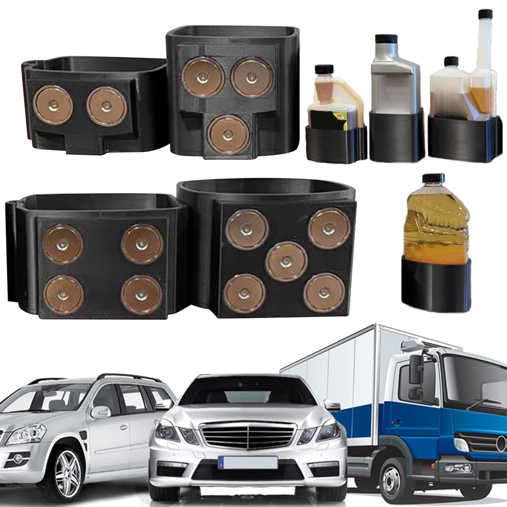 

Magnetic Diesel Additive Holder with Screws Diesel Additive Caddy Wall Mounted Diesel Oil Additive Hanger for Automotive Storage