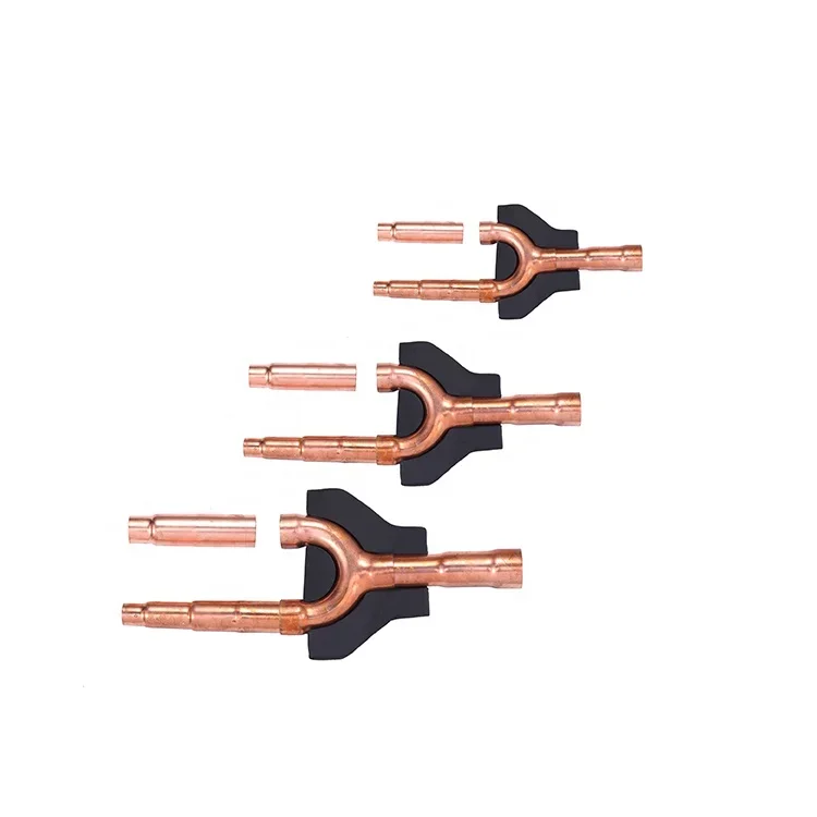 High quality Y-shaped connector kit for variable frequency air conditioning, electrolytic copper branch pipe