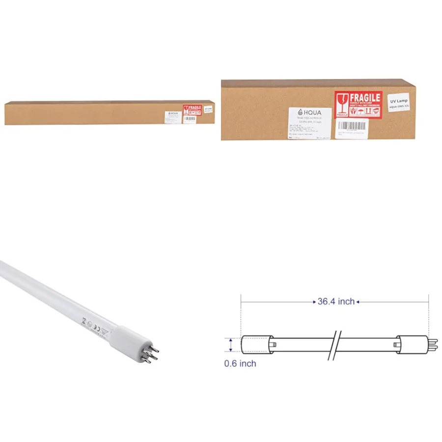 

-OWS-12L 40W Germicidal UV Tube, 2 Pack