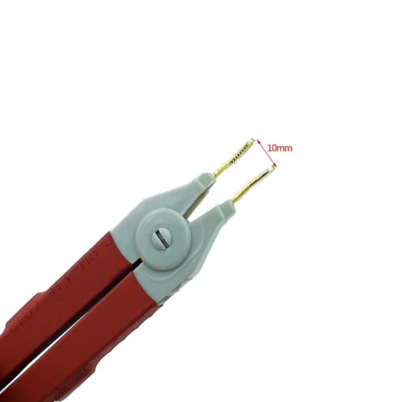 Kelvin Test Lcr Blei-Bodenwiderstand 4-Draht 4 mm Laternenstecker Entenschnabel-Clip Orichalum-Beschichtung Kelvin-Sonden – Detail 5