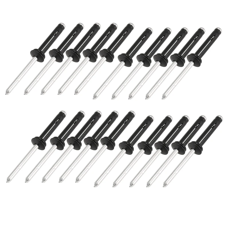 【Ultimo lancio!】20 pezzi in alluminio per kayak canoa Tri-Grip O Rings Tri-Fold Rivetti Montaggio Tri Rivet Kayak canoa e accessori per barche