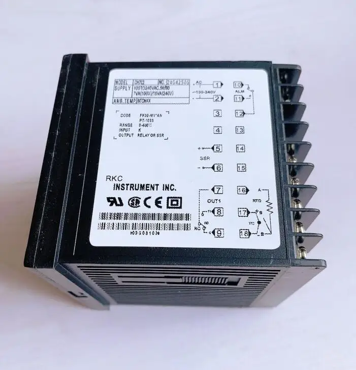 Imagem -02 - Solid State Digital Temperatura Contro Relé Saída Dupla Ch702 Rex-ch702fk02-mv an Pid 72x72x80 mm