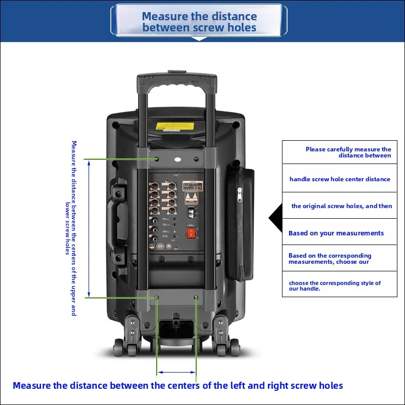 Wanlitada L12 M9017 Outdoor Square Dance Sound System Makeup Case Tool Bag S12 M9028 Audio Visual Equipment Bag