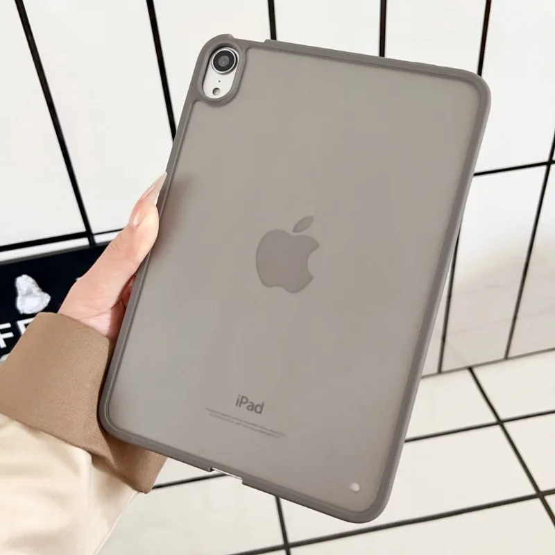 

Чехол для iPad Air 11 13 M4 M3, Pro 11 12.9 13'' M5 M4, ультратонкий чехол с матовой задней панелью и TPU-бампером, для Air 4 5 10.9'' 8-го, 9-го, 10.2'' поколений