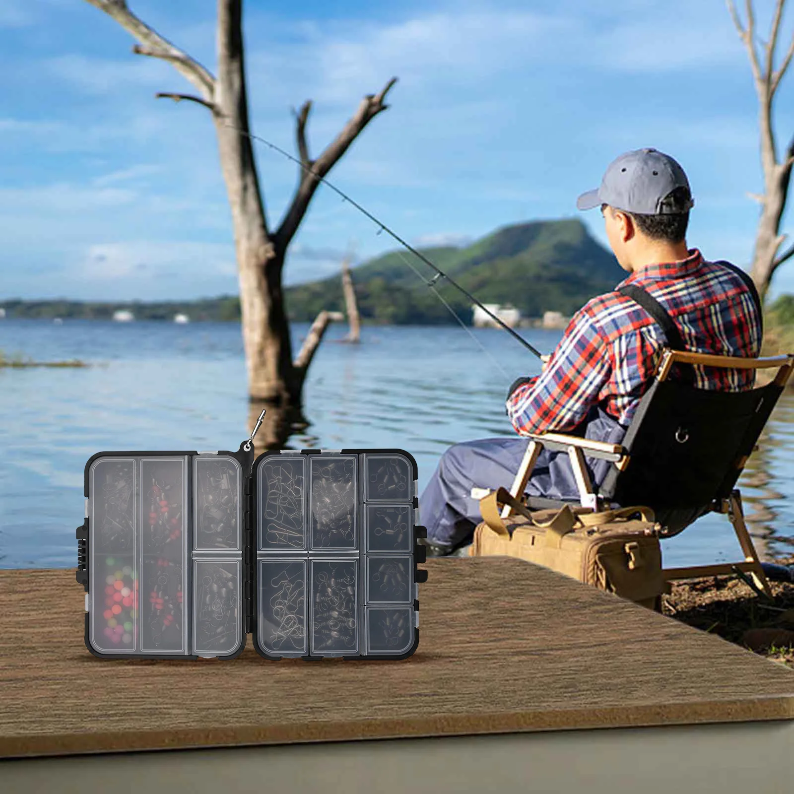 

Набор аксессуаров для рыболовных инструментов с 140 предметами первой необходимости в компактном дизайне для упрощания вашего процесса подготовки рыбалки