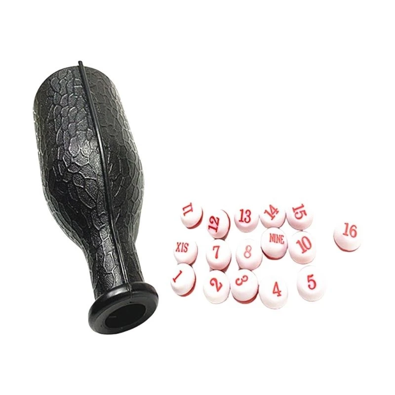 

Billiard Pool Shaker Bottle, Billiard Shaker 16 Numbered Tally Balls Pool Dices