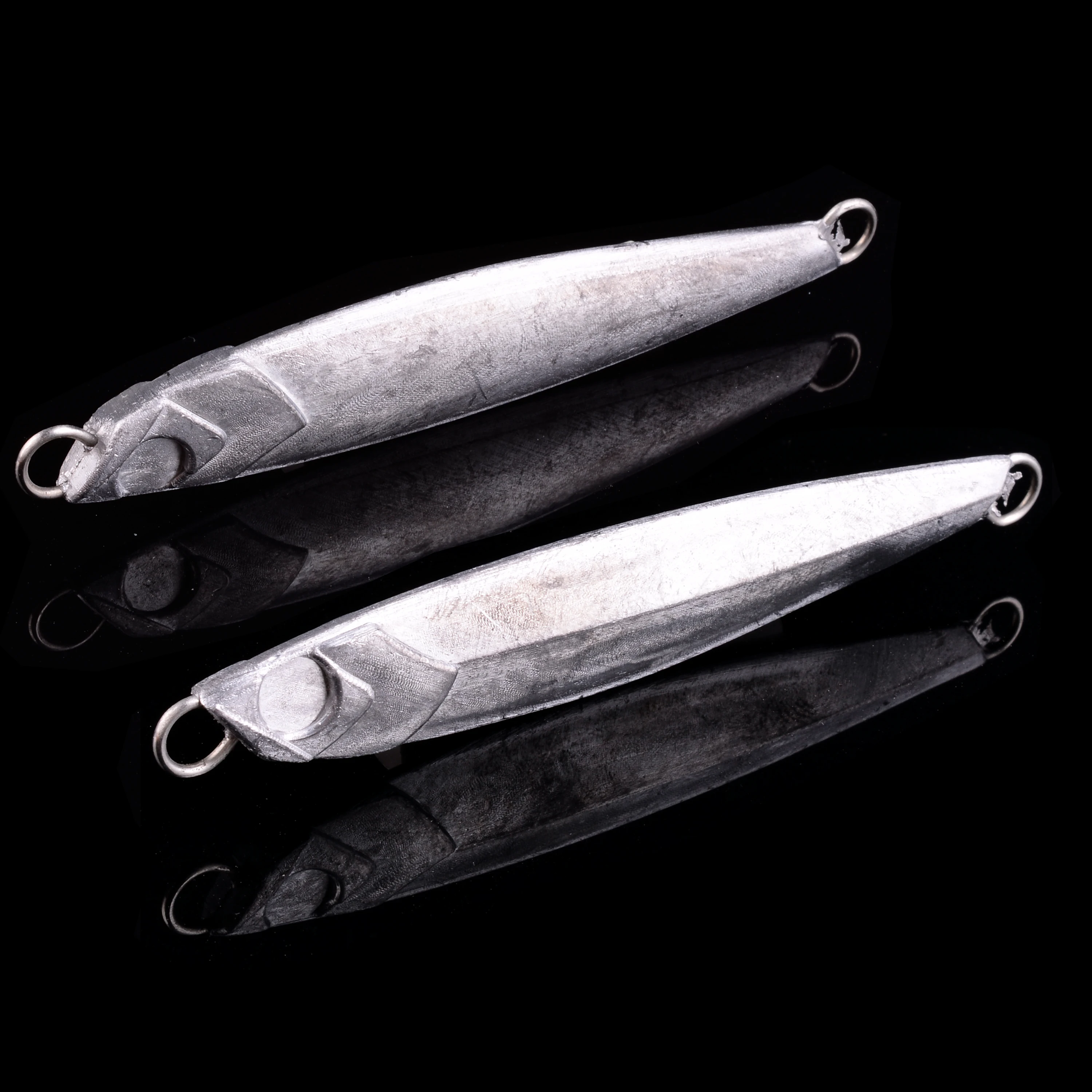 20pcs Unpainted Metal Cast Jigs  Lures 7g 12g 17g 21g 30g 40g Shore Casting Jigging Blank Fishing Lure Jig Bait