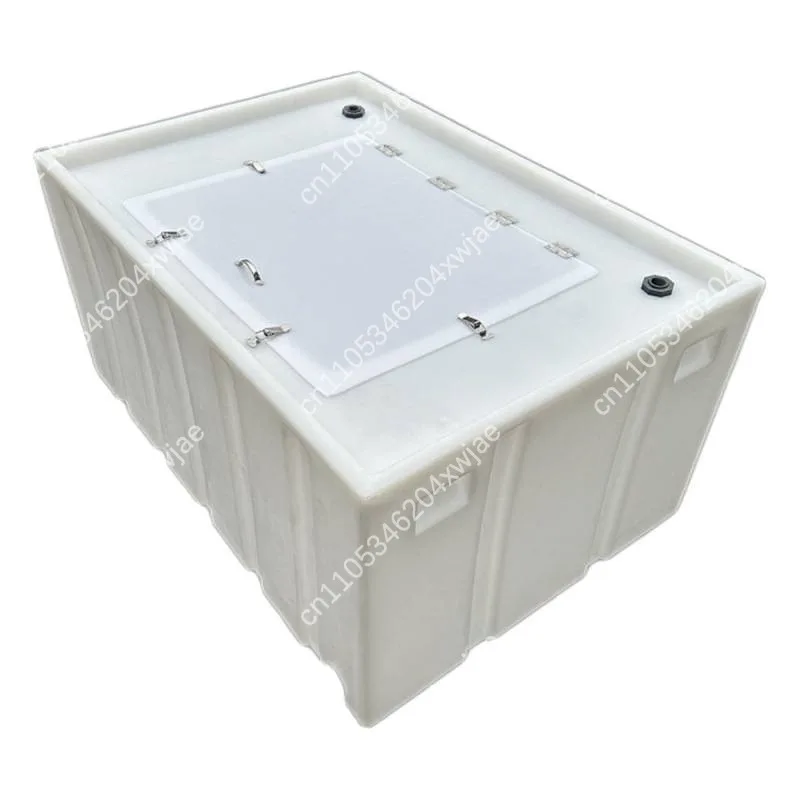 Sealed Square Live Fish Transport Barrel, Food Grade Horizontal Water Tank Container for Truck Shipping
