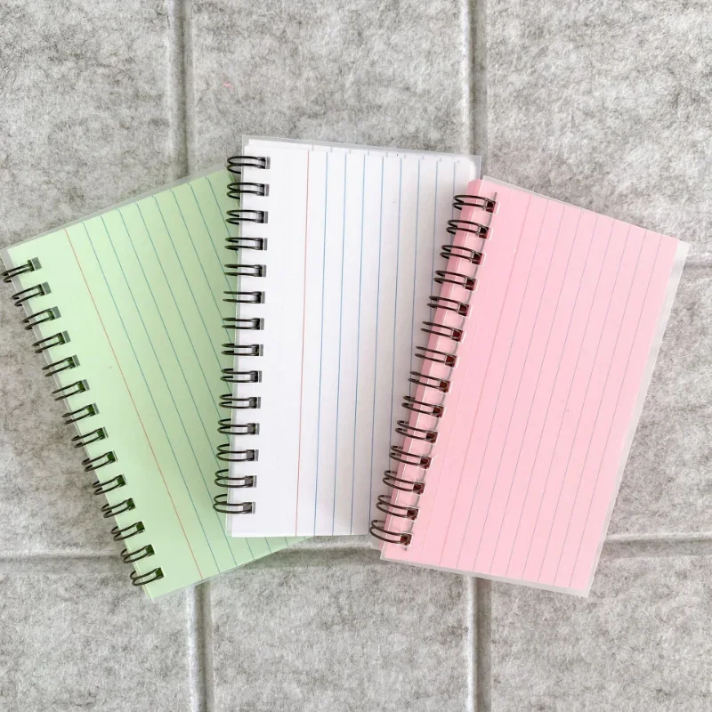 50 Sheets/pc Horizontal Line Notebook Tearable Loose Leaf Index Sticky Note Portable Notepad for Students Staff Writing Pads