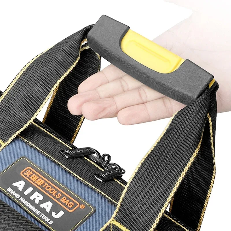 Multi Functional Portable Tool Kit Sturdy and Durable Thickened Woodworking Tool Bag Electrician Canvas Maintenance Storage Bag