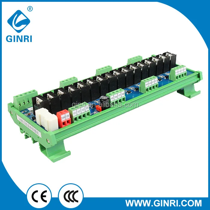 JR-16J  16 Channel Transistor Output Amplifier  Power Plate PLC protection Modul Board