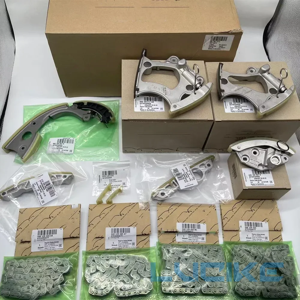 

12Pcs/set Made In Germany Genuine New OEM Engine Timing Chain Kit For VW Touareg 3.0 TSI For Audi A6 A7 Q7 S4 S5 3.0 TFSI V6
