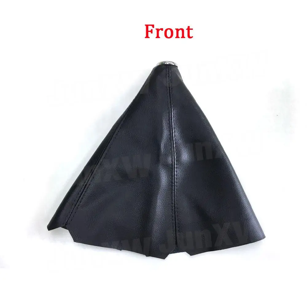 for BMW G01 X3 Car Gear Shift Collars PU Leather Gear Stick Shift Shifter Knob Cover Boot Gaiter MT/AT Dust Cover Universal Kits