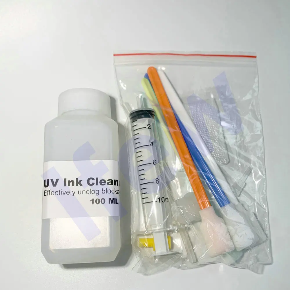 

100ML UV Cleaning Liquid Clean Solution For Epson Roland Mimaki UV Printer Cleaning Fluid UV Printhead Cleaning UV Ink Cleaner