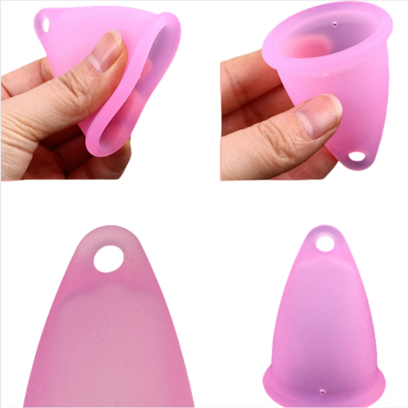 Tasse de stérilisation menstruelle pliable, tasse en silicone pliable, tasse menstruelle flexible pour nettoyer, recyclable, camping, extérieur, voyage