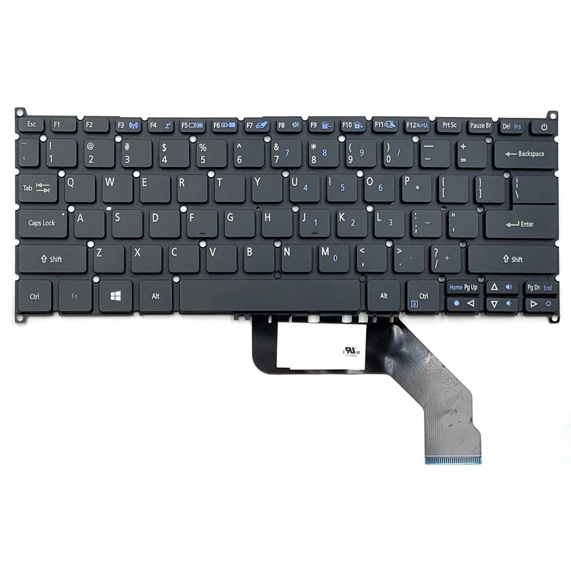 New for Acer Swift 3 SF314-55G SF314-55G-50AN SF314-55G-50PM SF314-55G-51SC SF314-55G-53RB Laptop Keyboard US Black With Backlit