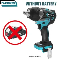 1500N.m Torque Cordless Electric Impact Wrench 1/2 Inch 4-Speed Brushless Wrench Power Tools For Makita 18V Battery(No Battery)