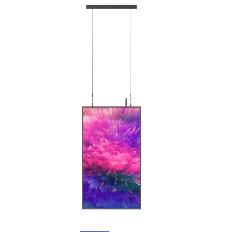 32 43 49 55 65 75 Inch Ultra-Thin High Brightness LCD Advertising Display 700-4000 Nits Shop Window Display For Shops