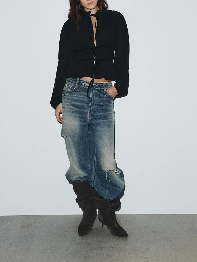 وصل حديثًا لشتاء 2025 أزياء نسائية مثيرة بعقدة مخملية مزينة بأناقة irt أزياء تقليدية صينية عصرية #2