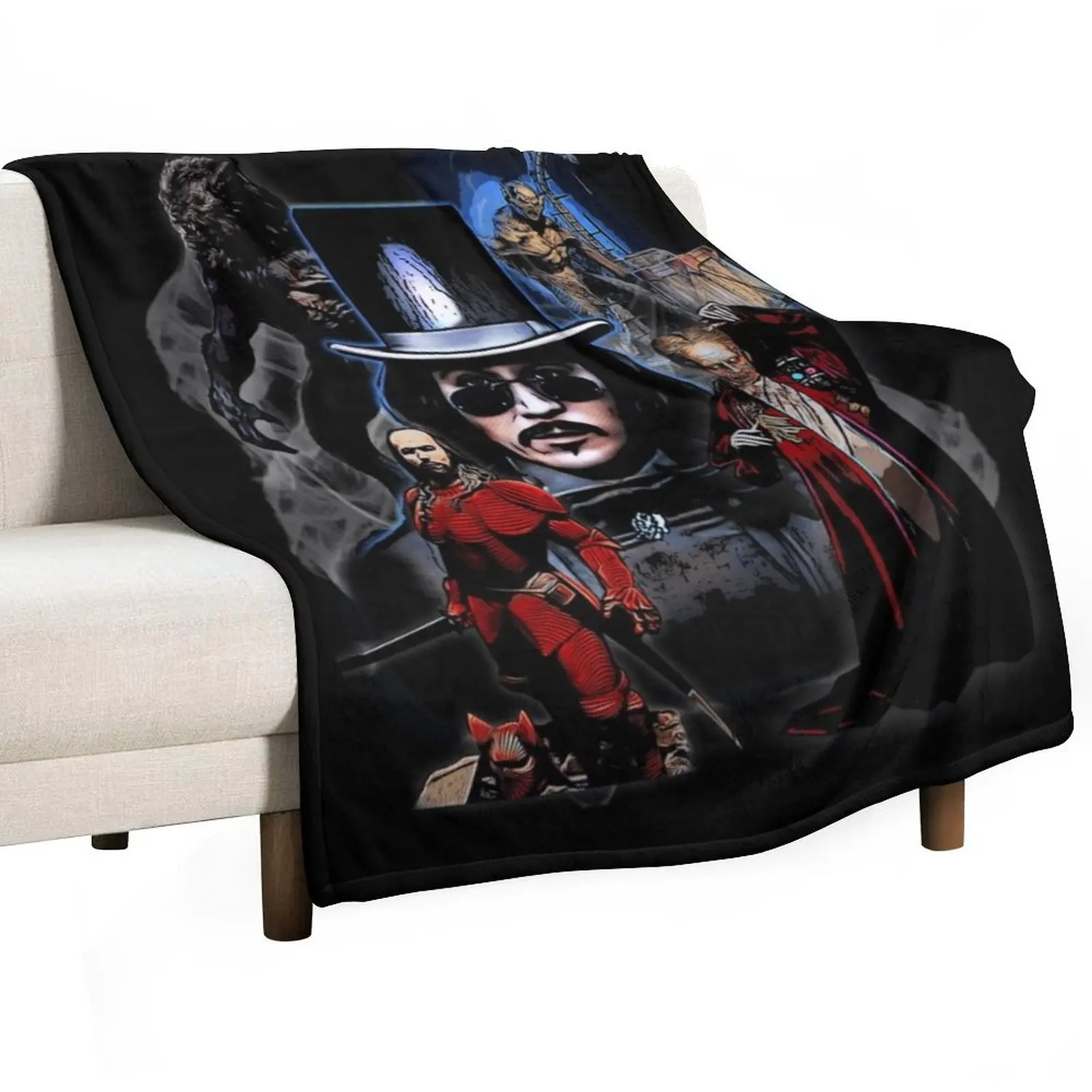 

bram stokers Dracula Classic . Throw Blanket Fluffys Large Fluffy Shaggy Blankets