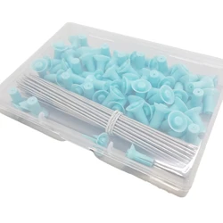 150 pieces of 4-inch long spray gun dart children's toys, outdoor parent-child game props, safety darts with storage box
