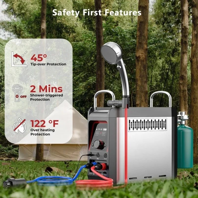 Portable Outdoor Camping RV Propane Tankless Heat Pump Water Heater Attractive Design Wholesale Competitive Price Geyser