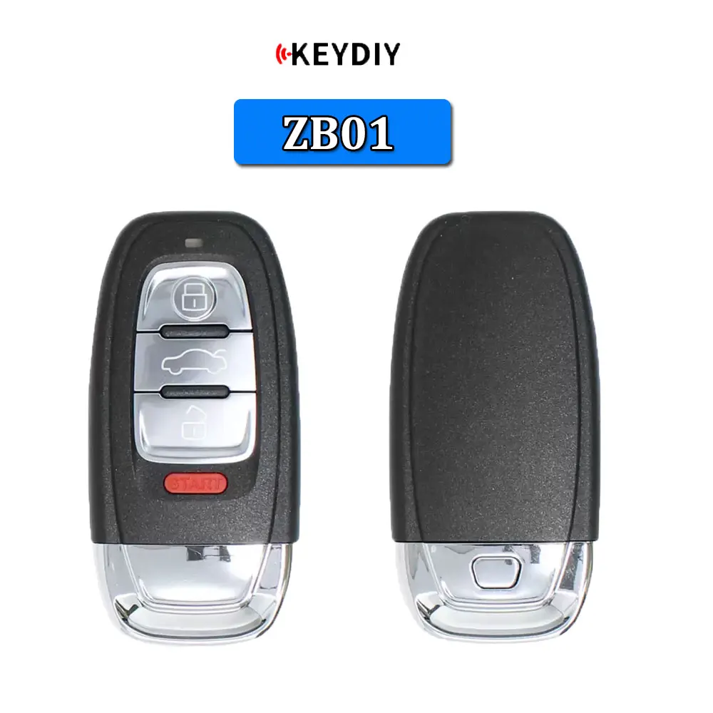 KEYDIY ZB01 Universal Smart Proximity Remote Key 4 Button for Audi Style car remote key for KD900/KD-X2/KD MINI Key Programmer