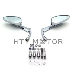 Motorcycle Mirror For Harley Yamaha Suzuki Intruder Volusia Boulevard CHROME Spear Blade Rearview Mirror